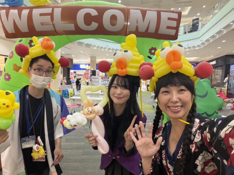 滋賀県でのバルーングリーティング