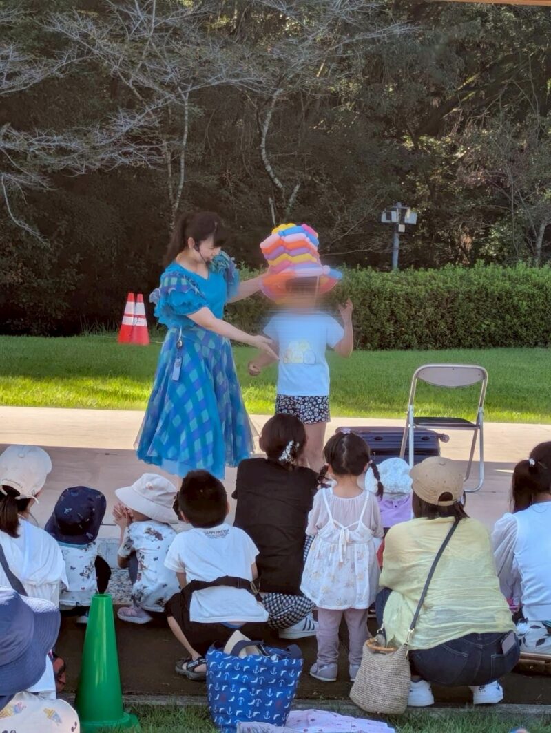 滋賀県でのバルーンショーの様子